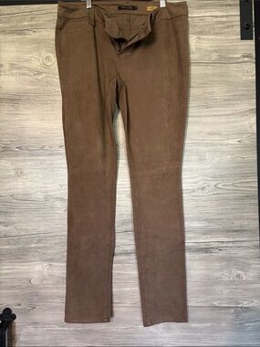 Level 99 Brown Women's Slim Straight Chinos
